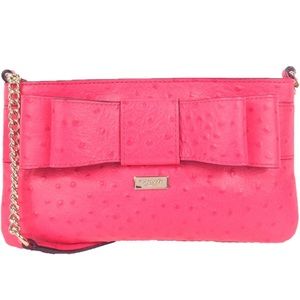 Kate Spade Charm City Ostrich Embossed Presley Crossbody Bag, Desert Rose